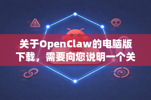 关于OpenClaw的电脑版下载，需要向您说明一个关键情况