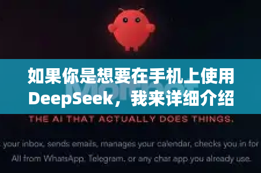 如果你是想要在手机上使用DeepSeek，我来详细介绍一下