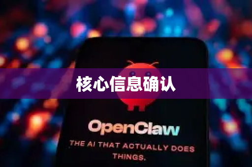 核心信息确认