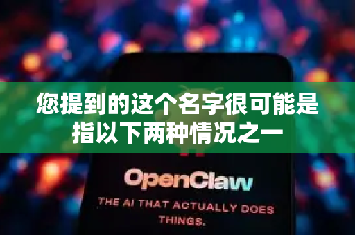 您提到的这个名字很可能是指以下两种情况之一