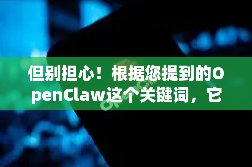 但别担心！根据您提到的OpenClaw这个关键词，它很可能指的是某个开源项目、工具包或者社区开发的AI应用（例如，一个基于大语言模型API开发的本地工具，或者一个具体的AI助手实现）