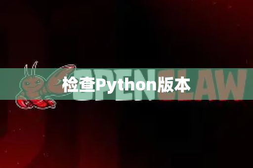 检查Python版本