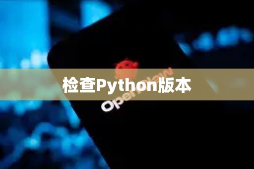 检查Python版本