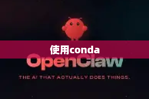 使用conda
